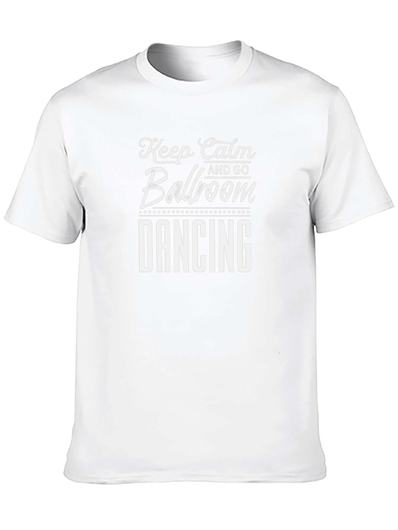 Keep Calm Ballroom Dancing Black T-Shirt