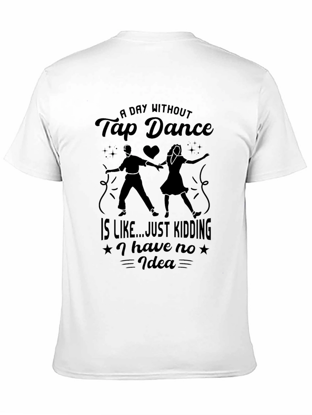 Tap Dance Graphic T-Shirt - Black