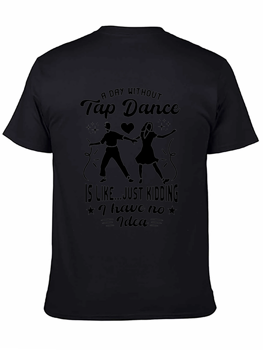 Tap Dance Graphic T-Shirt - Black