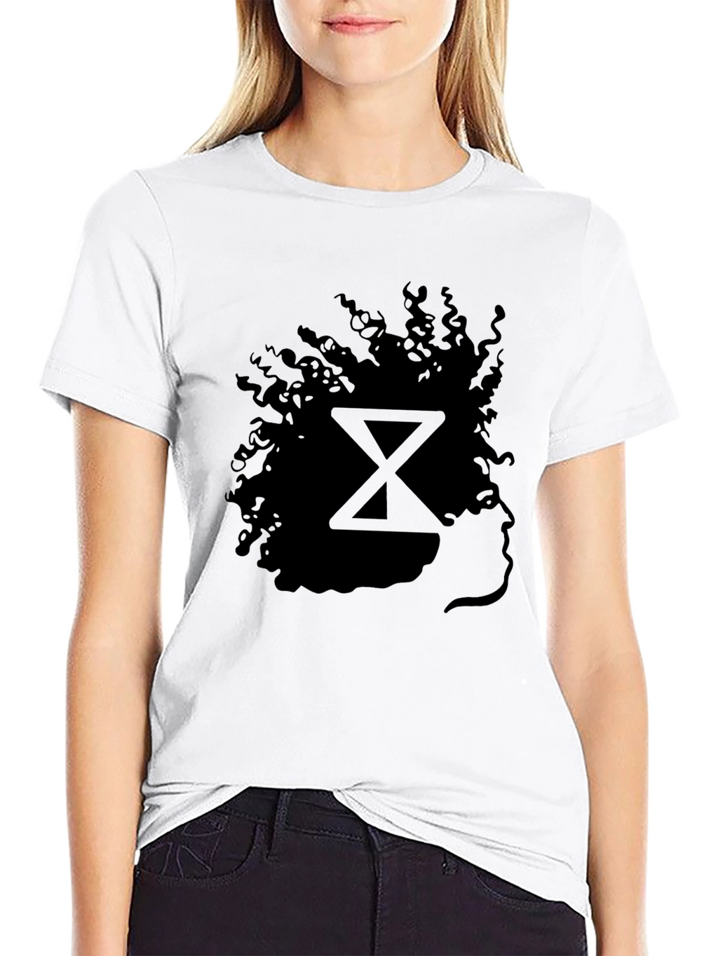 Stylish Silhouette Graphic Print Mens T-Shirt