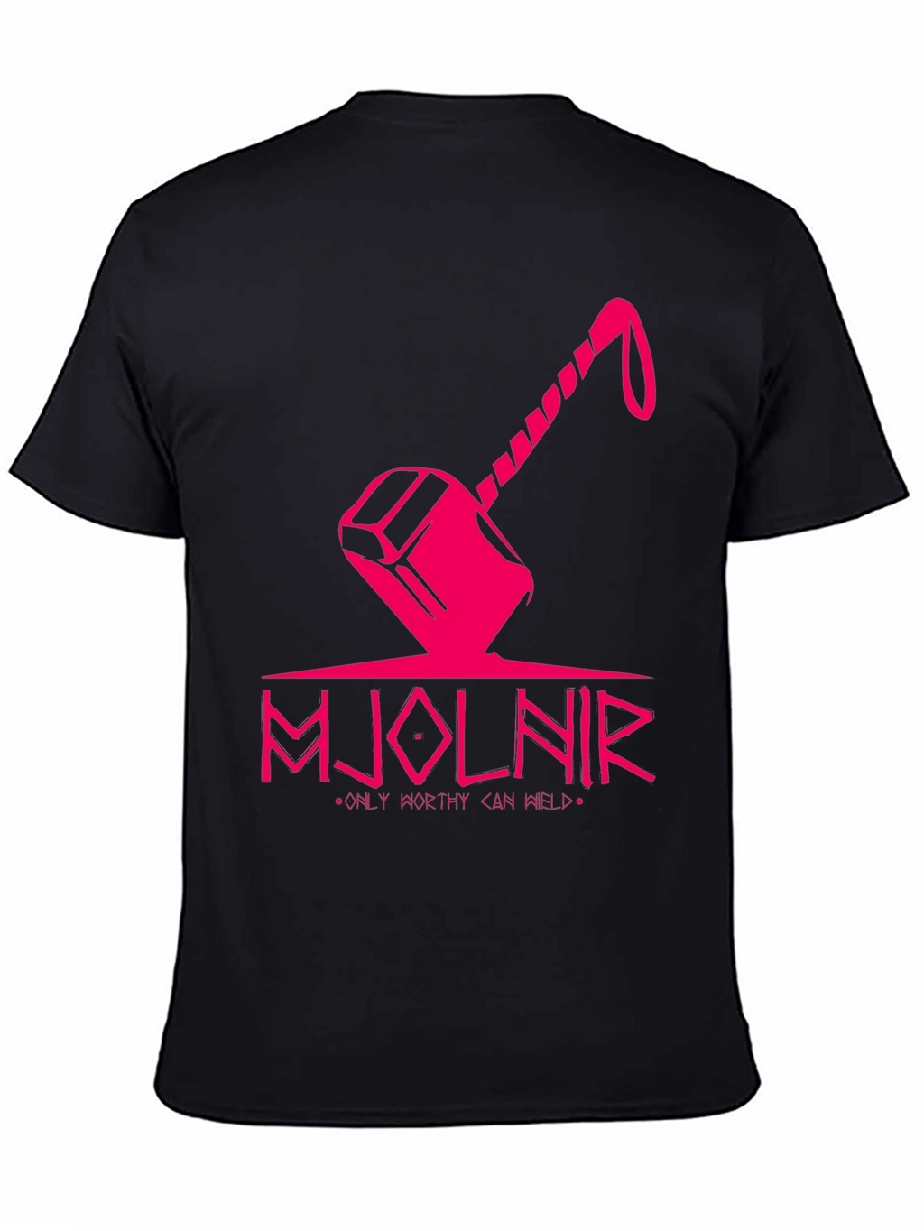 Mjolnir Graphic Tee - Only Worthy Can Wield!
