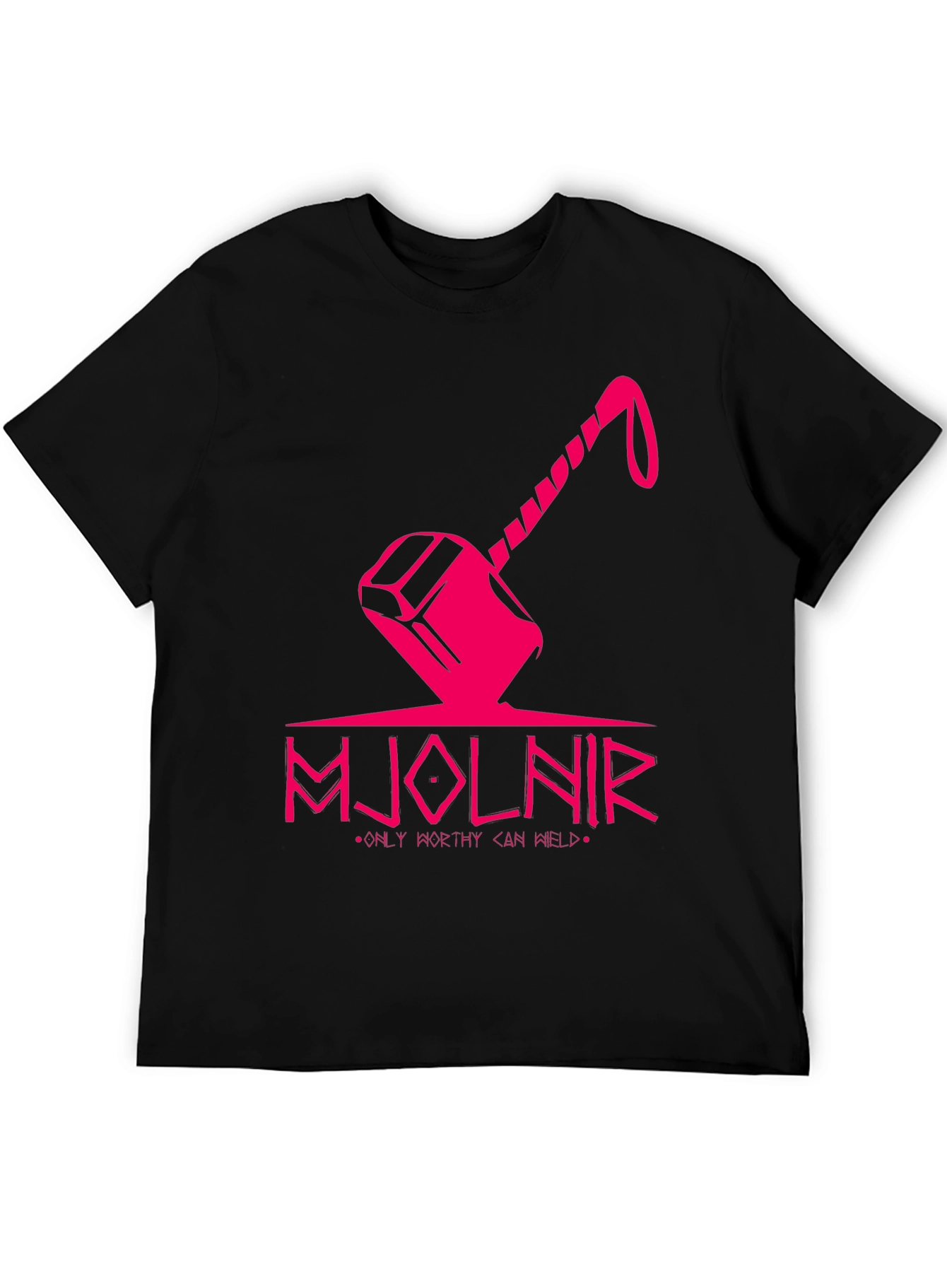 Mjolnir Graphic Tee - Only Worthy Can Wield!