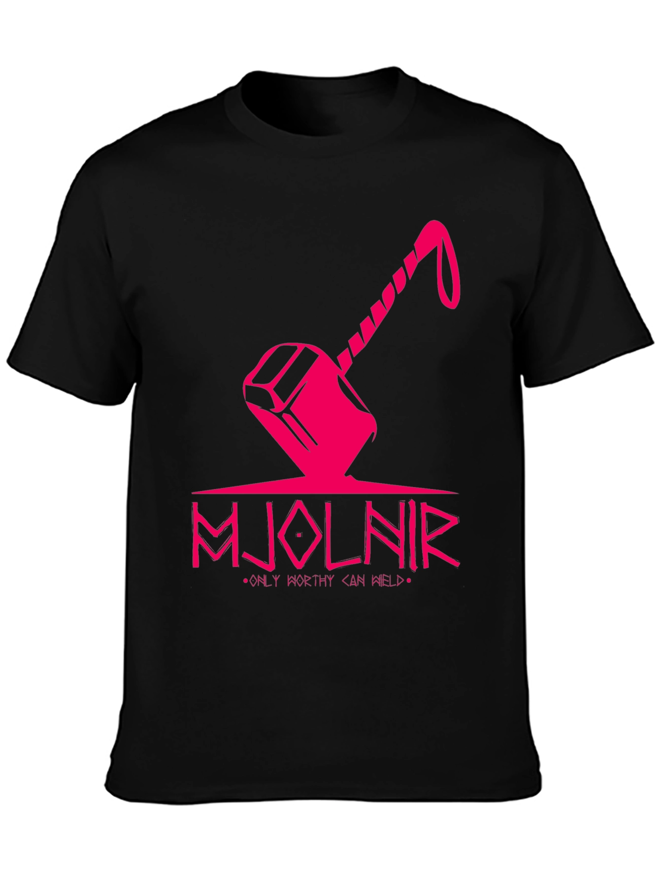 Mjolnir Graphic Tee - Only Worthy Can Wield!