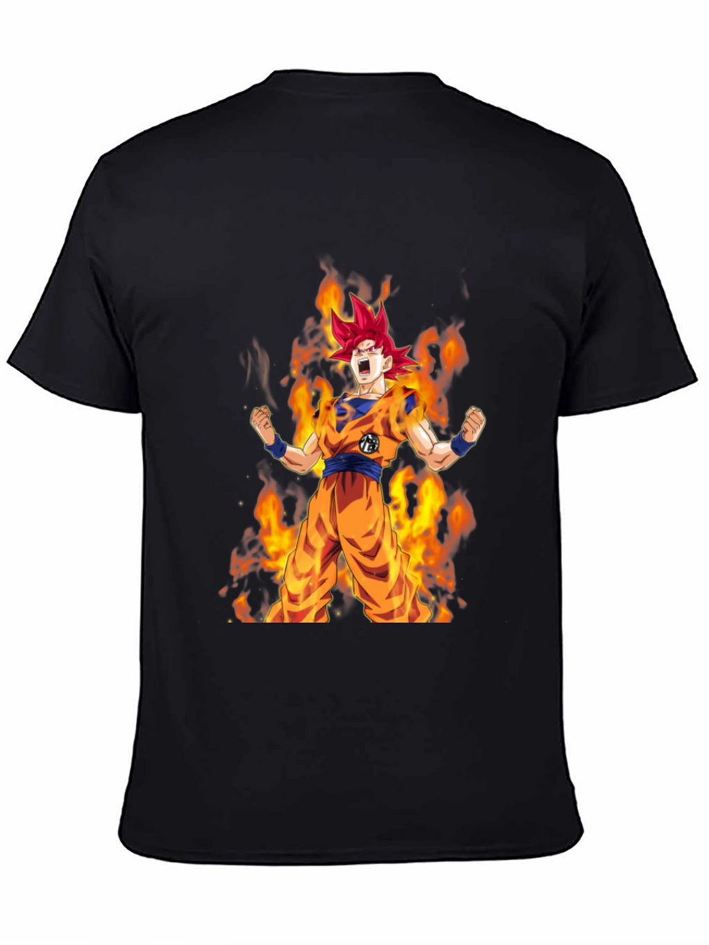 Super Saiyan God Goku Black T-Shirt