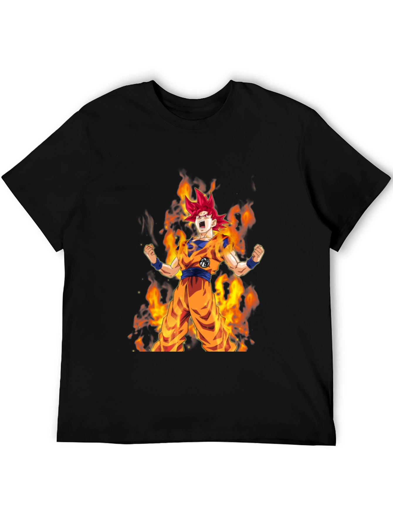 Super Saiyan God Goku Black T-Shirt