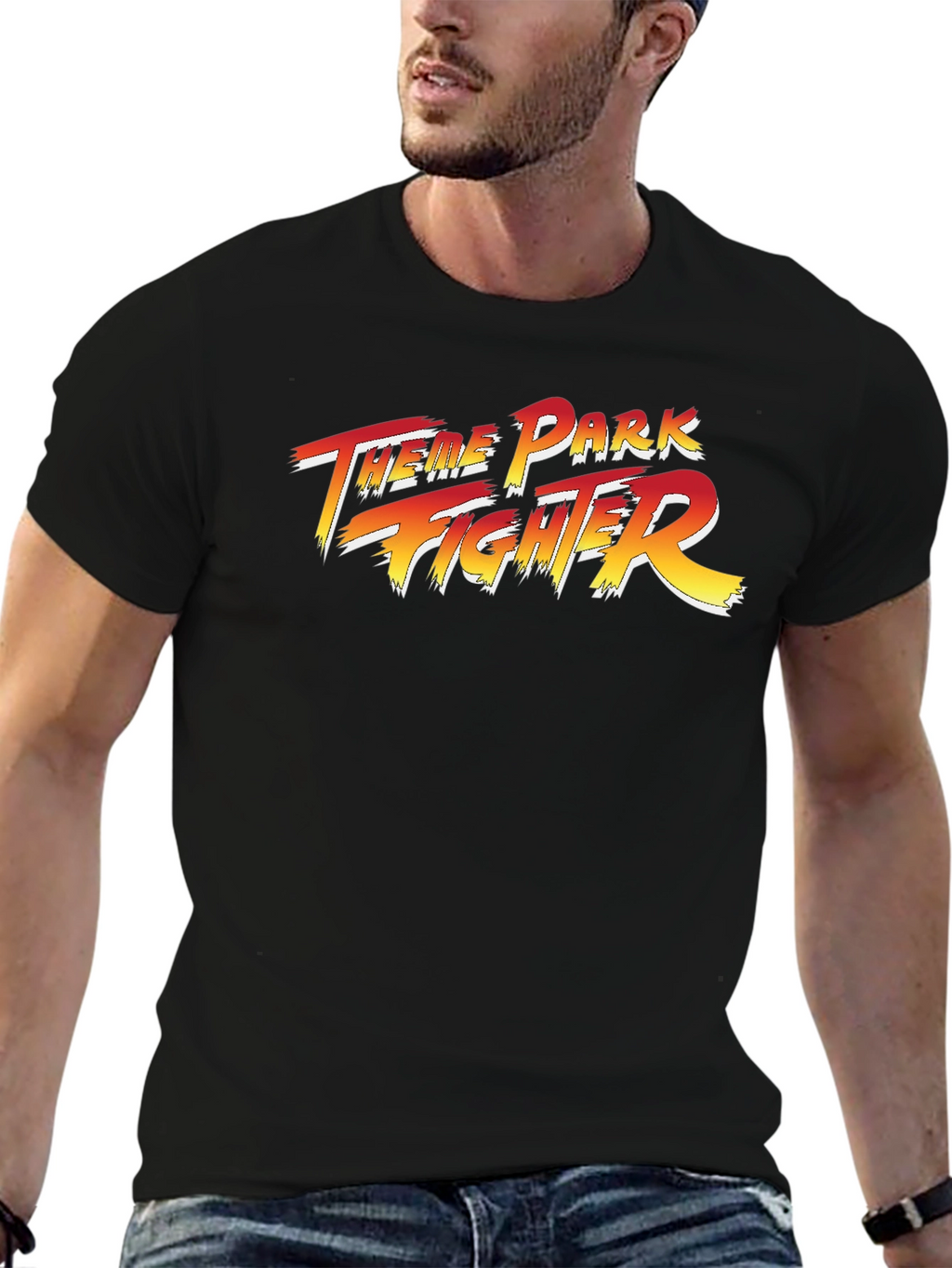 Theme Park Fighter Graphic Tee