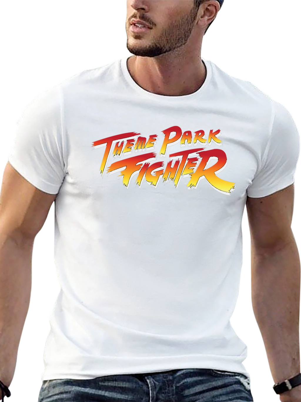 Theme Park Fighter Graphic Tee