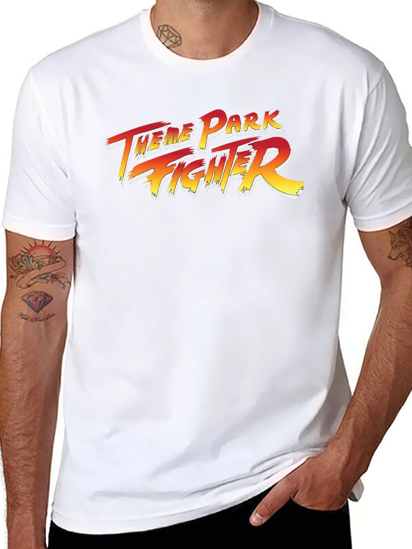 Theme Park Fighter Graphic Tee