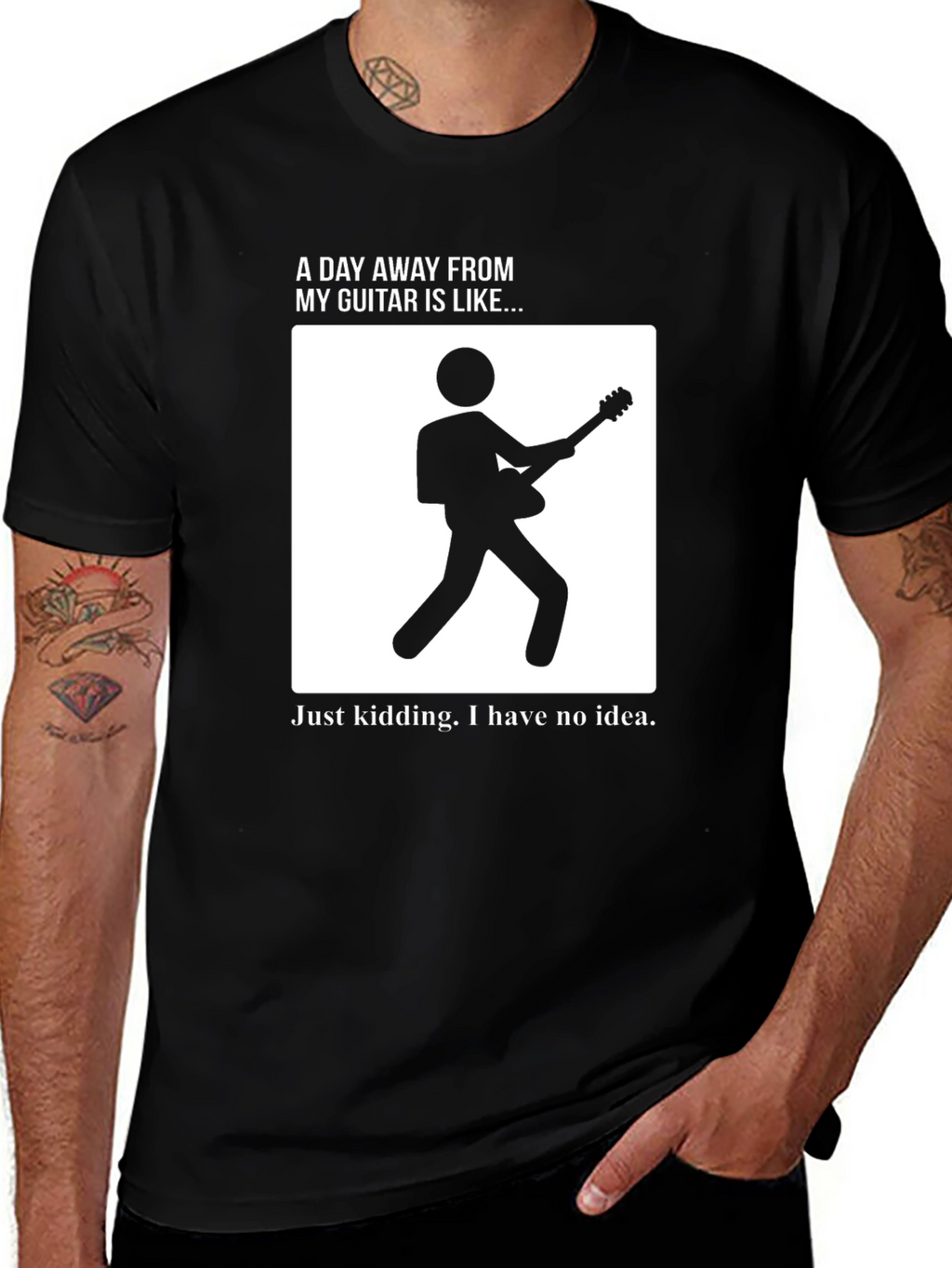 Guitar Lovers Tee - Funny Graphic T-Shirt