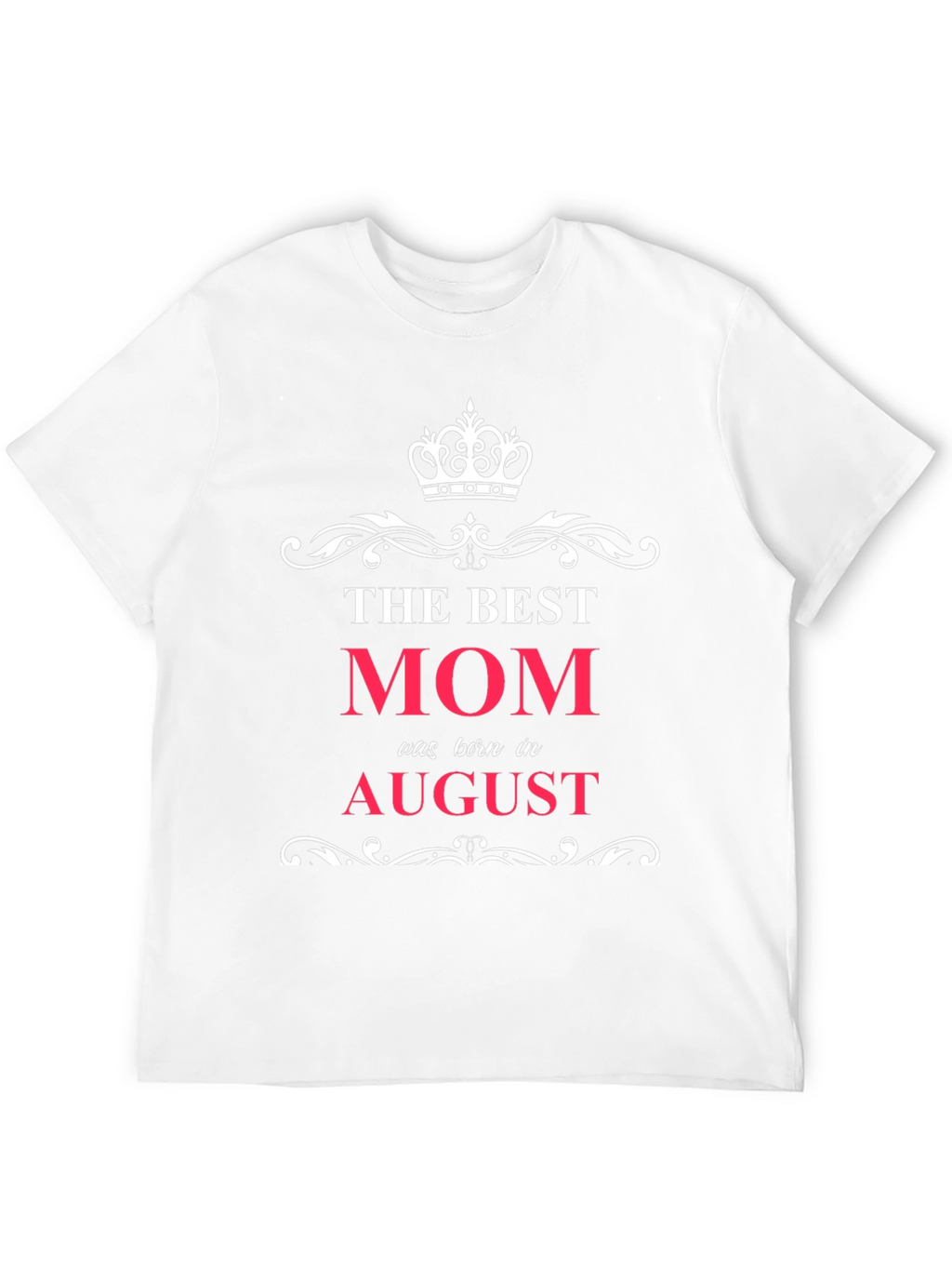 Best Mom Born in August T-Shirt