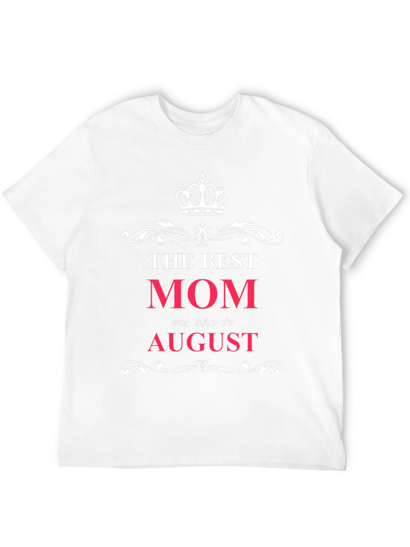 Best Mom Born in August T-Shirt