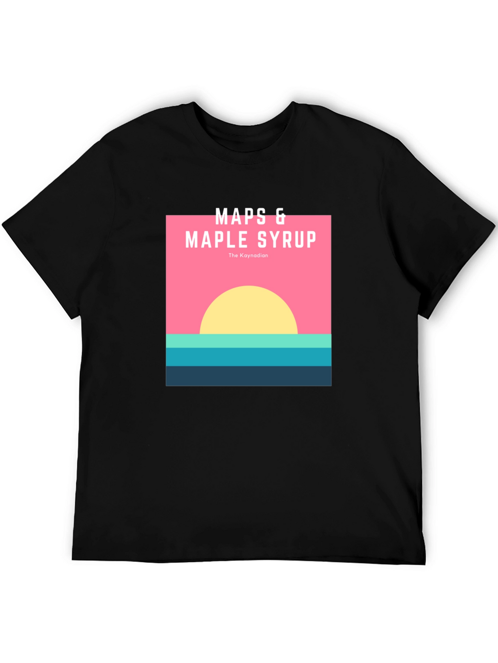 Maps & Maple Syrup Graphic Tee - The Kaynadian