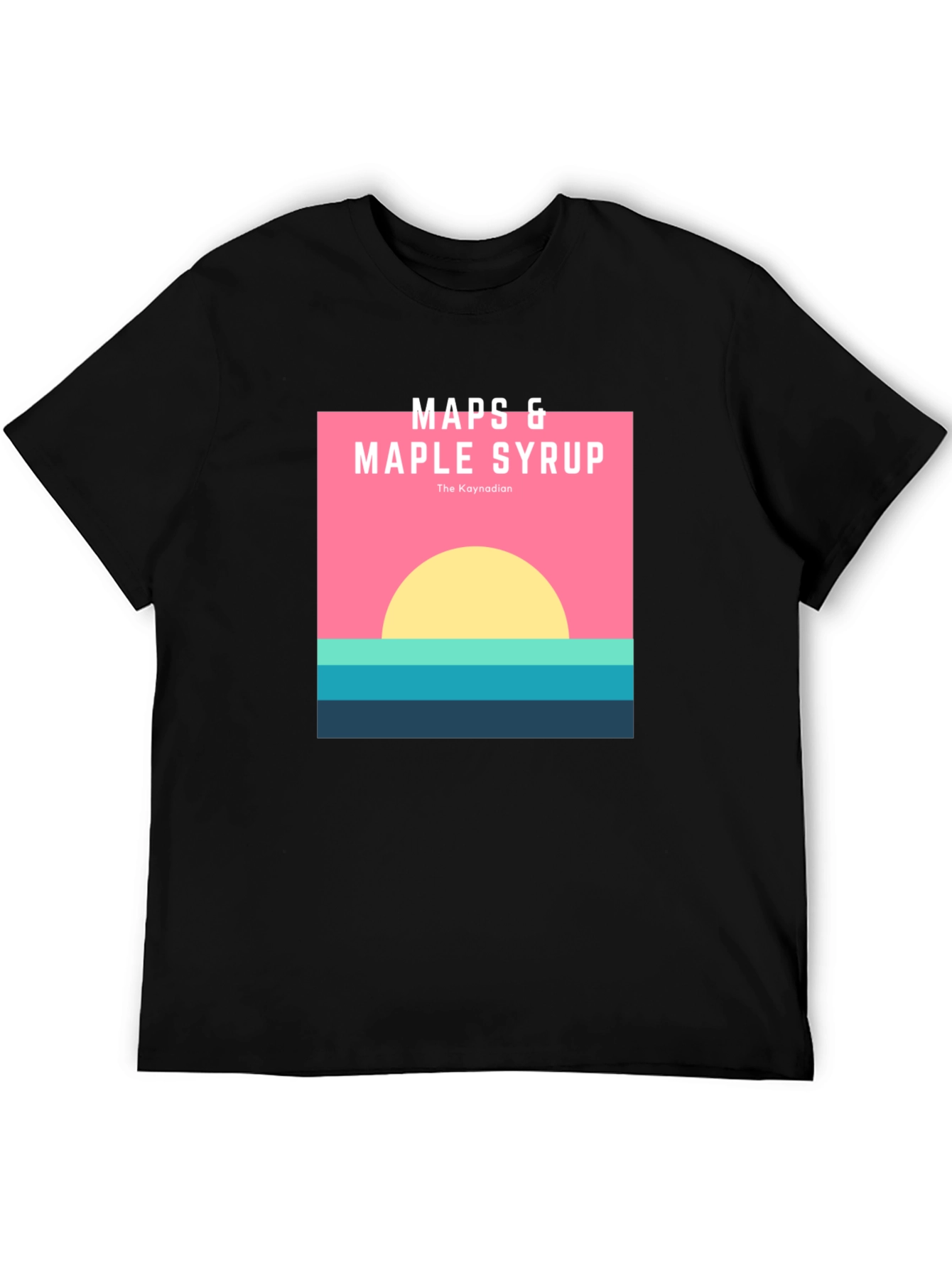 Maps & Maple Syrup Graphic Tee - The Kaynadian