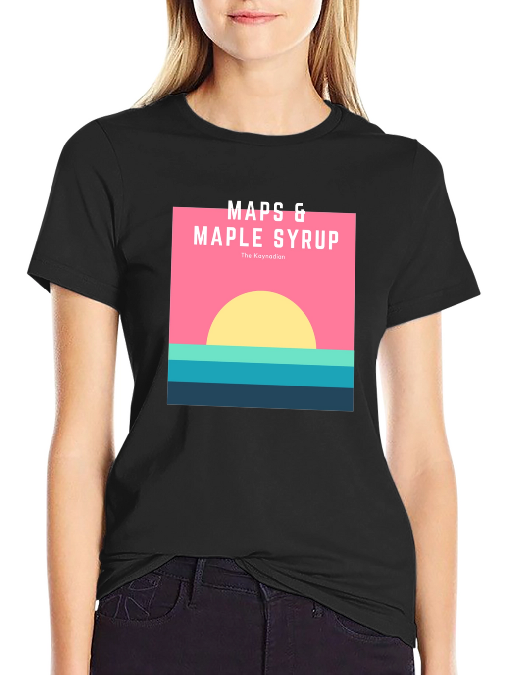 Maps & Maple Syrup Graphic Tee - The Kaynadian