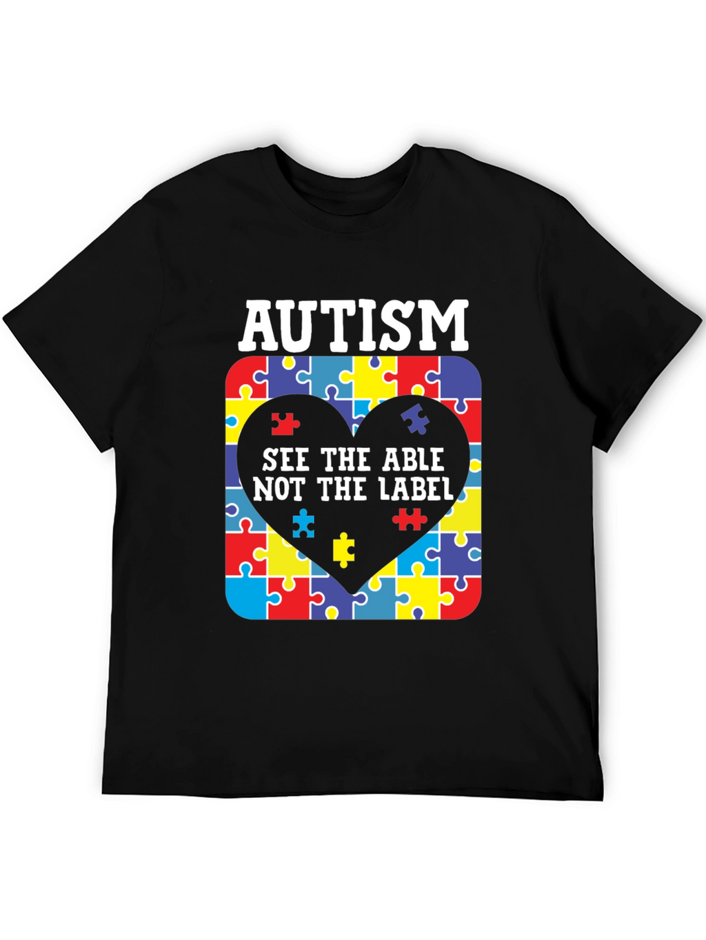 Autism Awareness Puzzle Heart T-Shirt