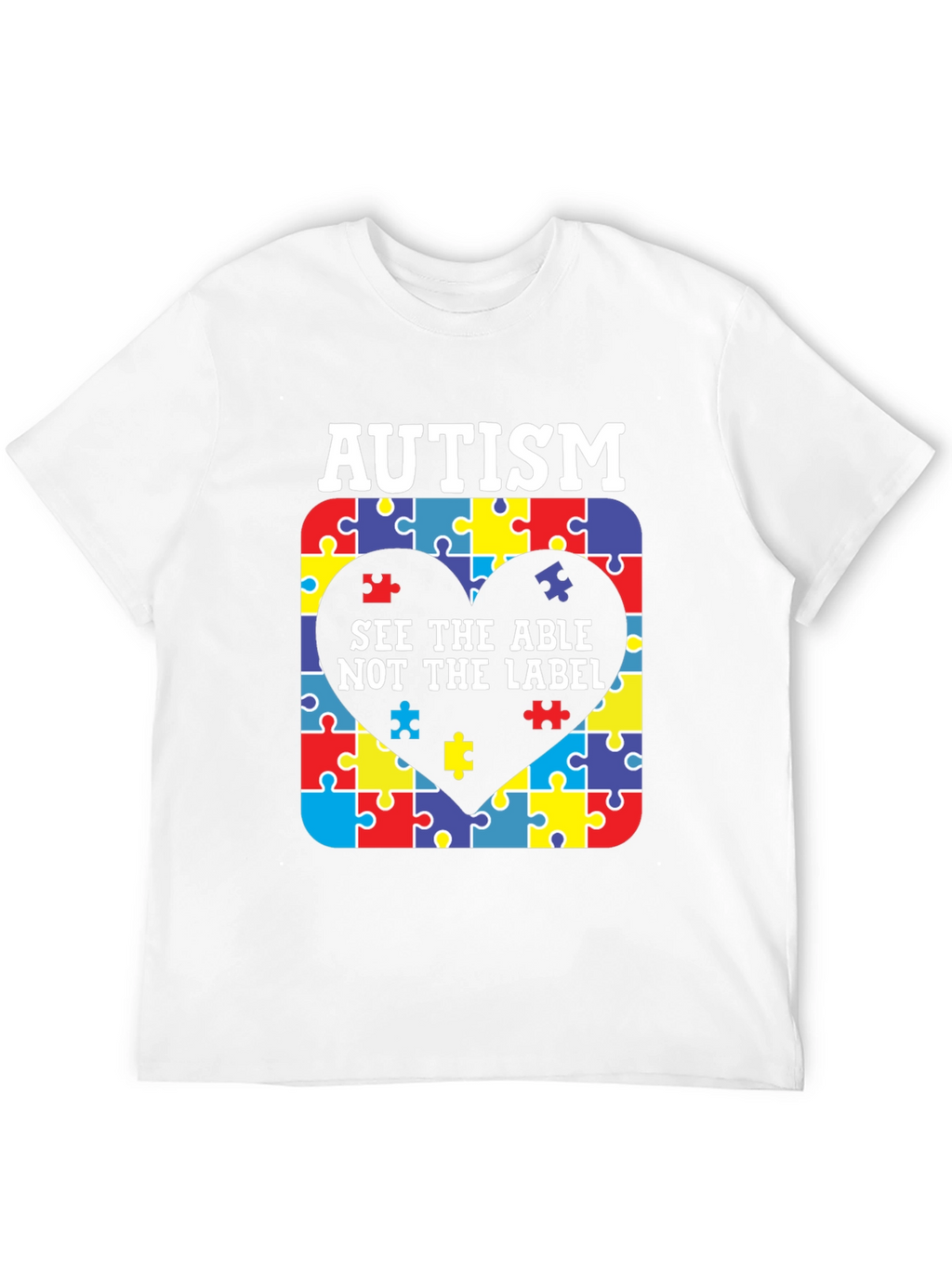 Autism Awareness Puzzle Heart T-Shirt