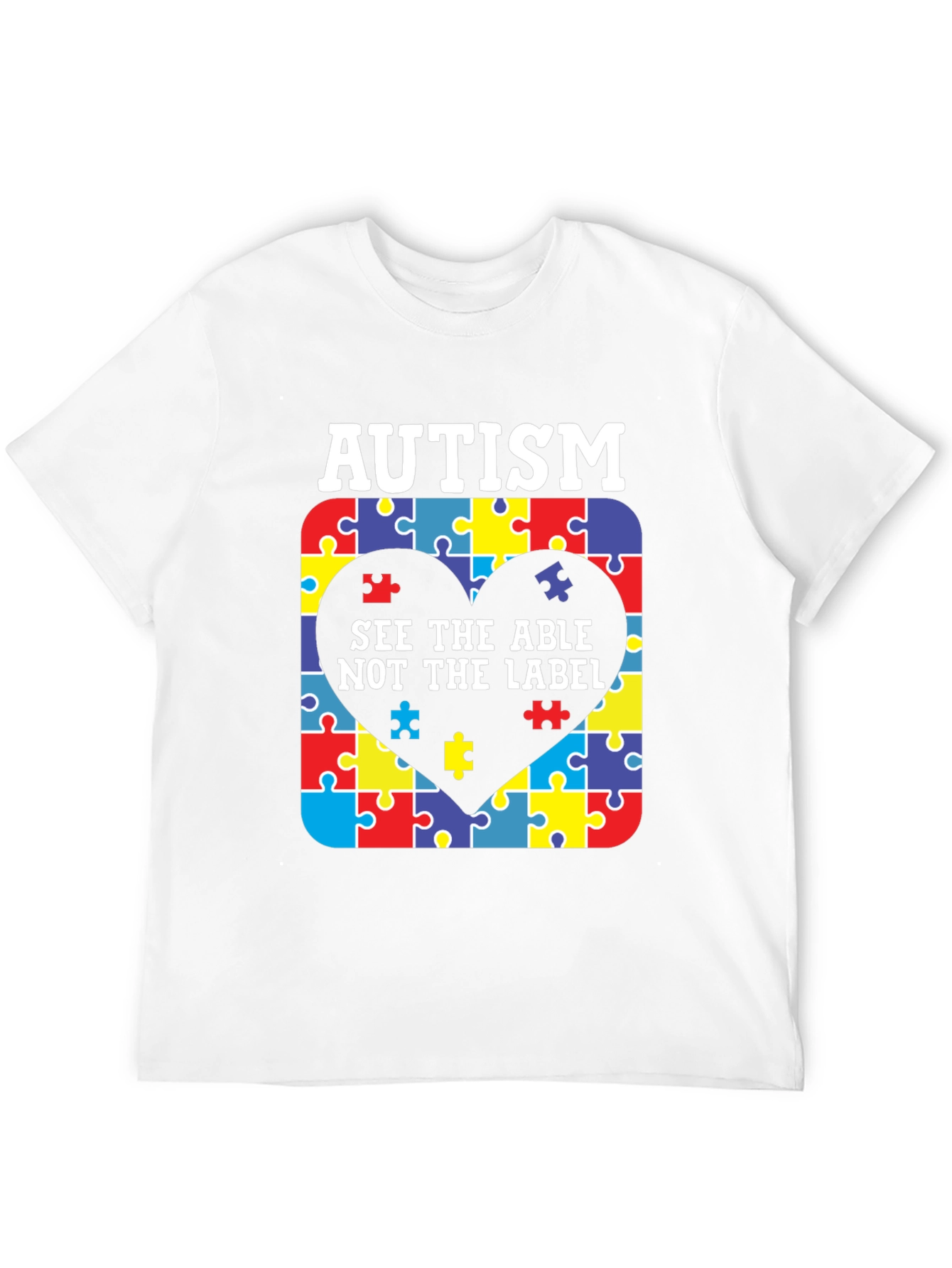Autism Awareness Puzzle Heart T-Shirt