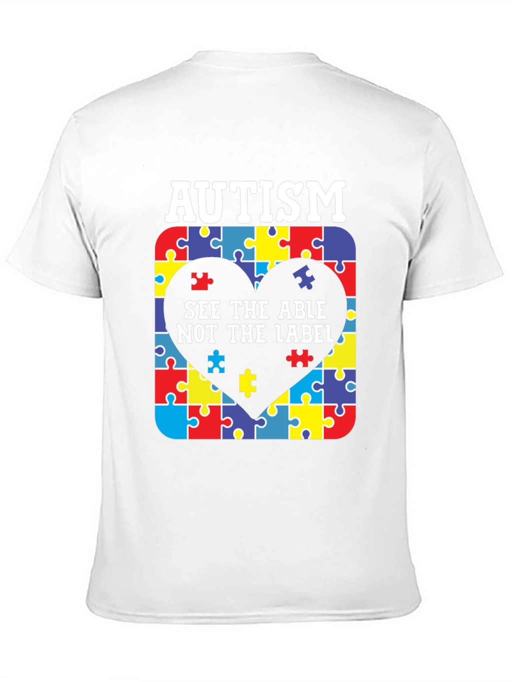 Autism Awareness Puzzle Heart T-Shirt