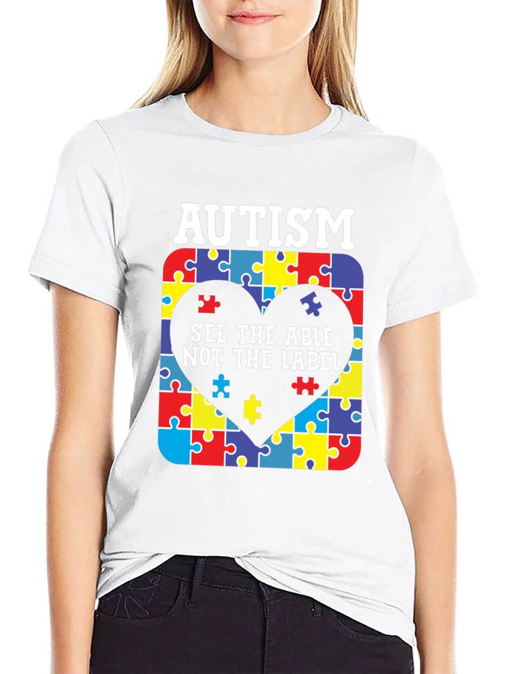 Autism Awareness Puzzle Heart T-Shirt