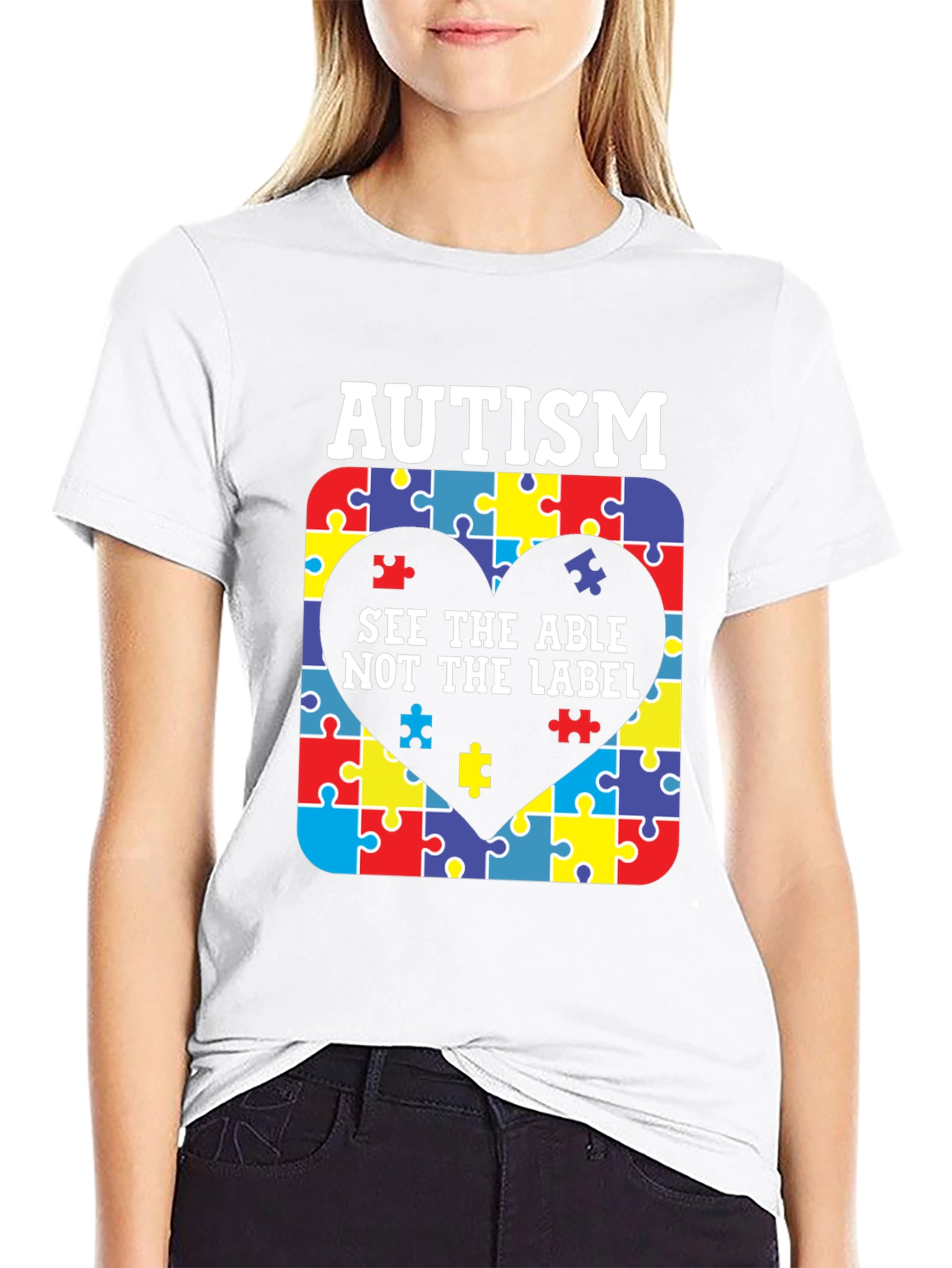 Autism Awareness Puzzle Heart T-Shirt