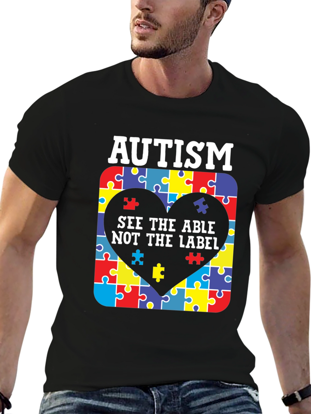 Autism Awareness Puzzle Heart T-Shirt