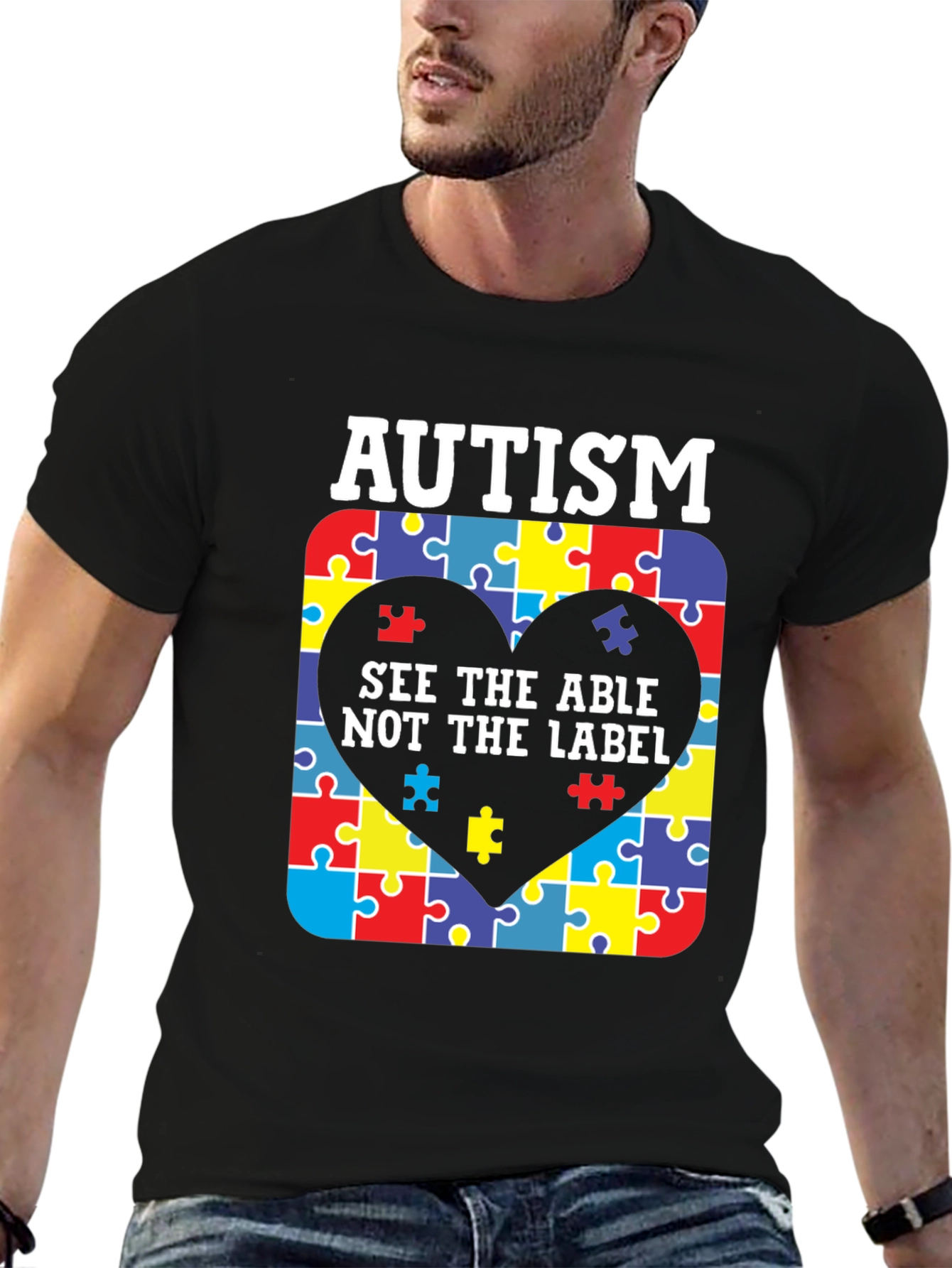 Autism Awareness Puzzle Heart T-Shirt