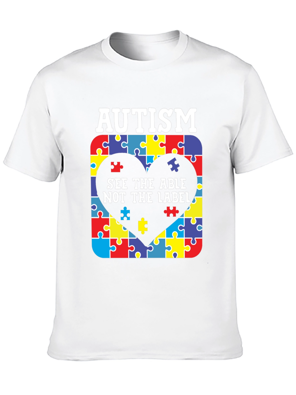 Autism Awareness Puzzle Heart T-Shirt