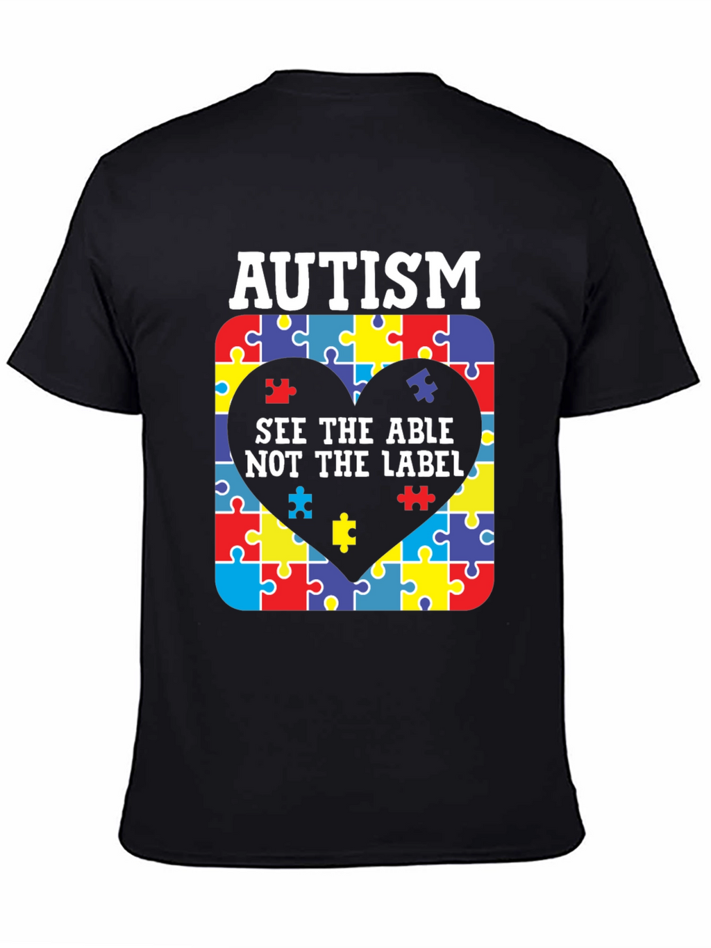 Autism Awareness Puzzle Heart T-Shirt