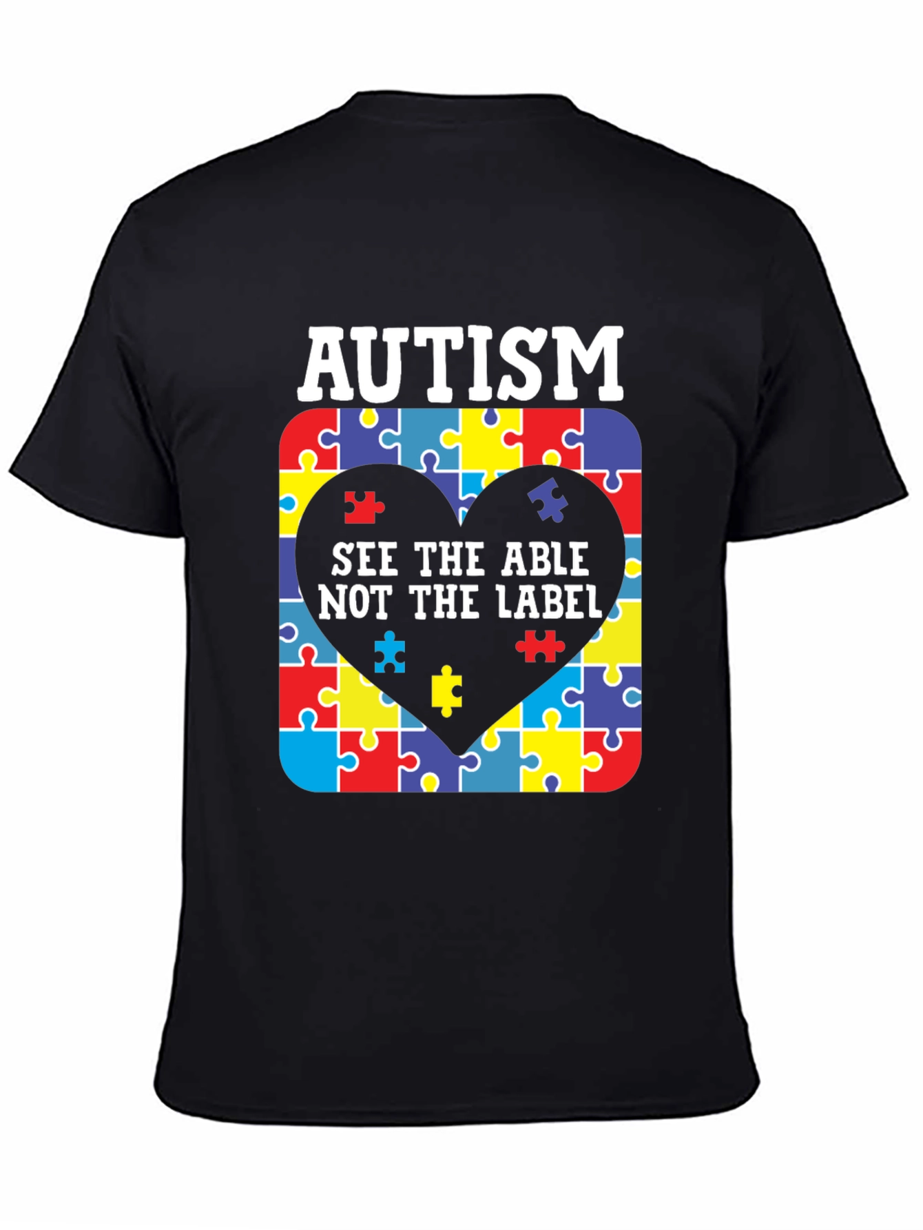Autism Awareness Puzzle Heart T-Shirt