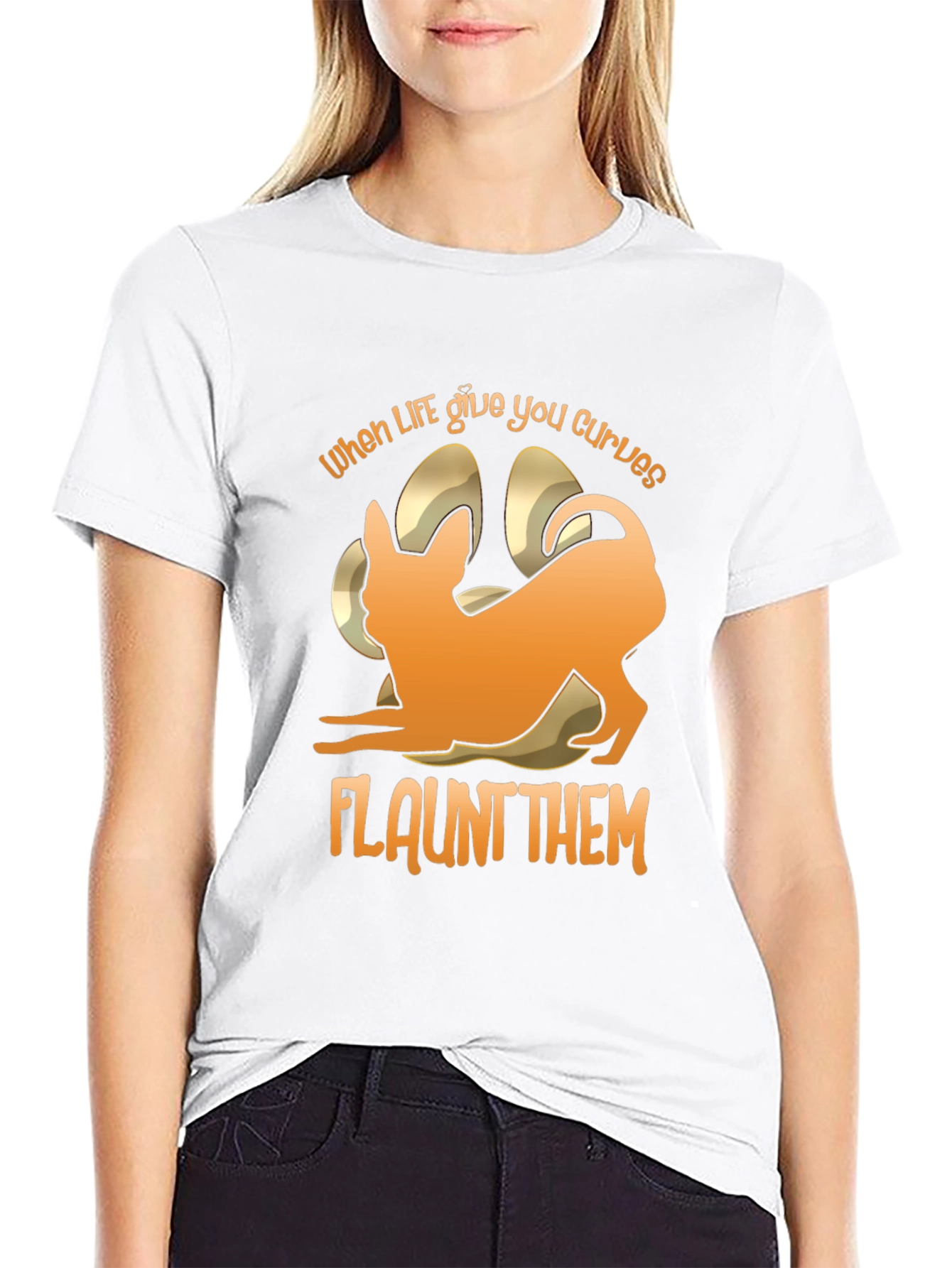 Curves Chihuahua T-Shirt