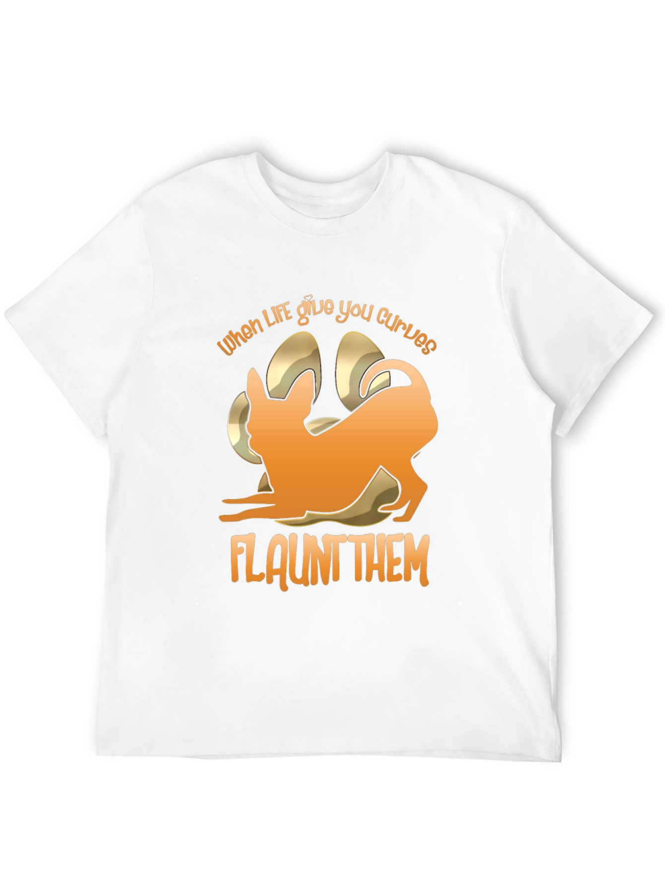 Curves Chihuahua T-Shirt
