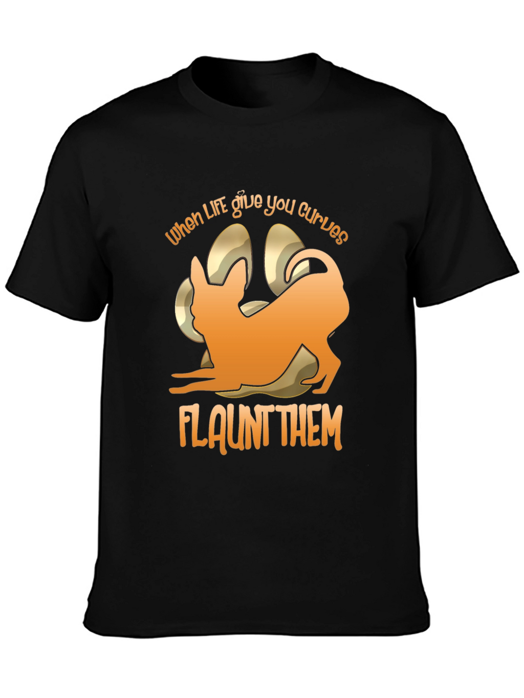 Curves Chihuahua T-Shirt
