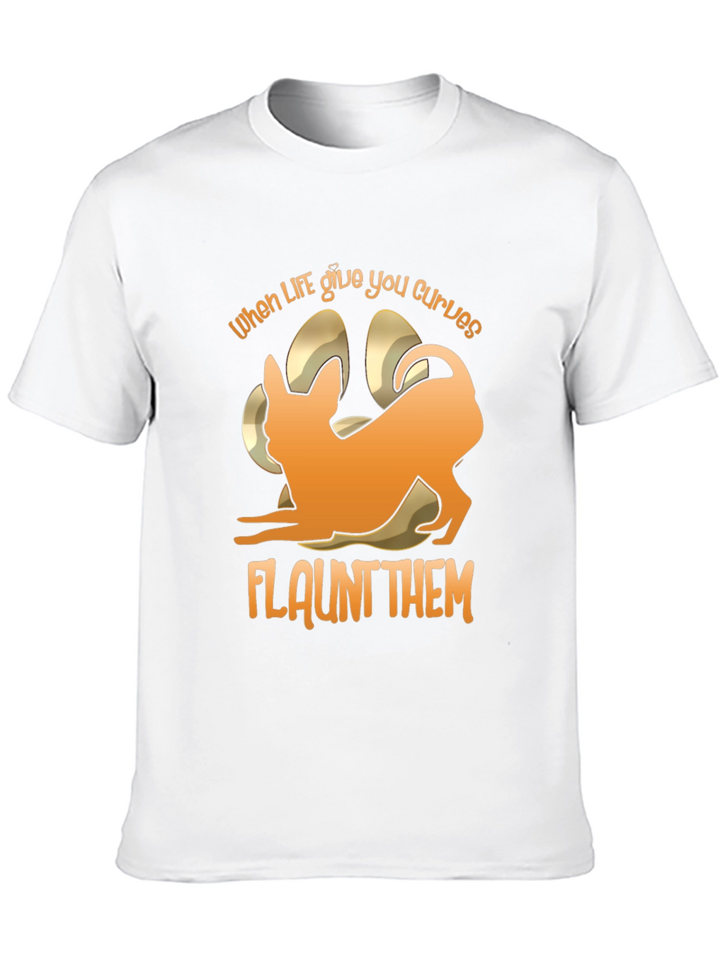 Curves Chihuahua T-Shirt