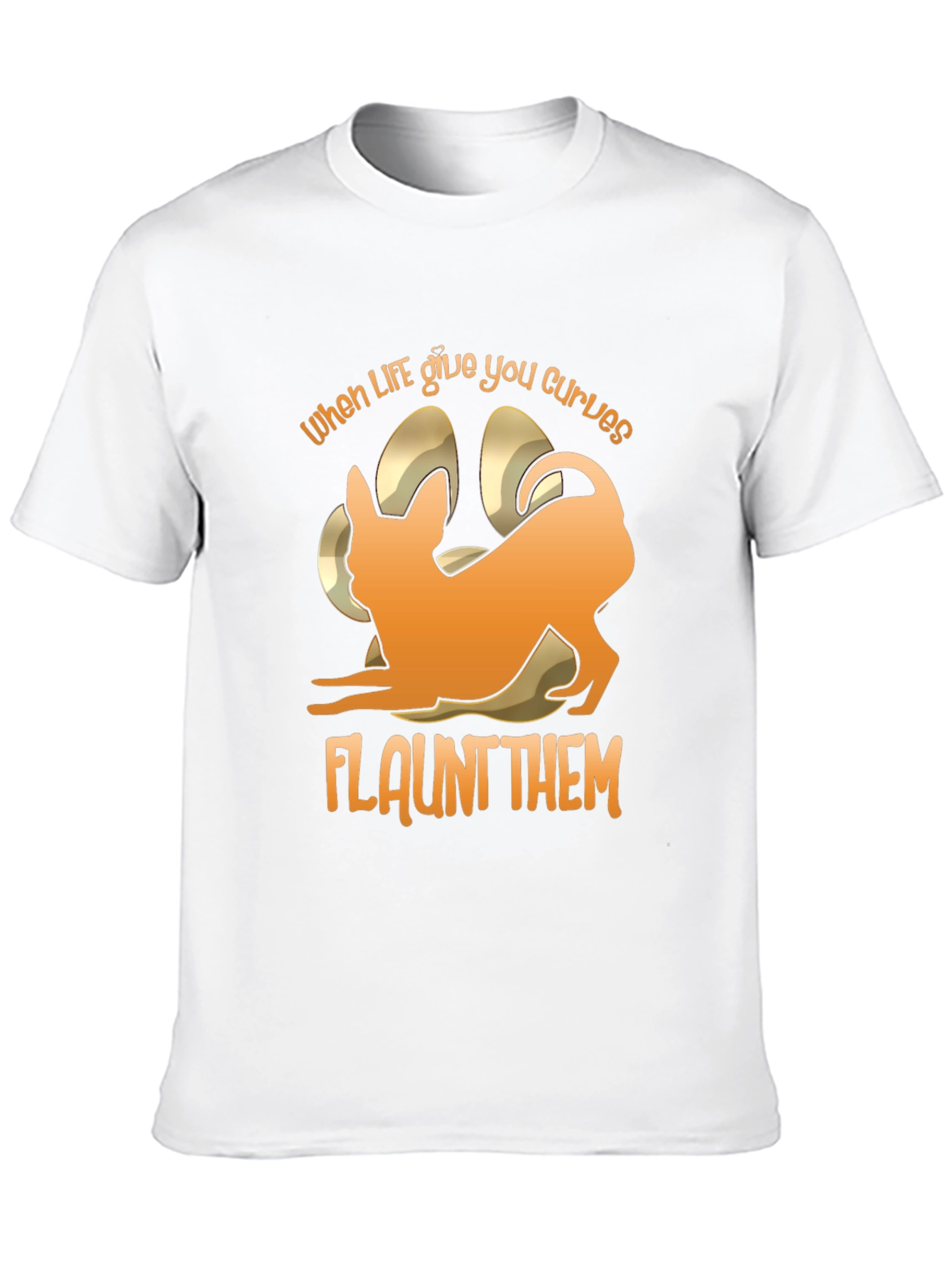 Curves Chihuahua T-Shirt