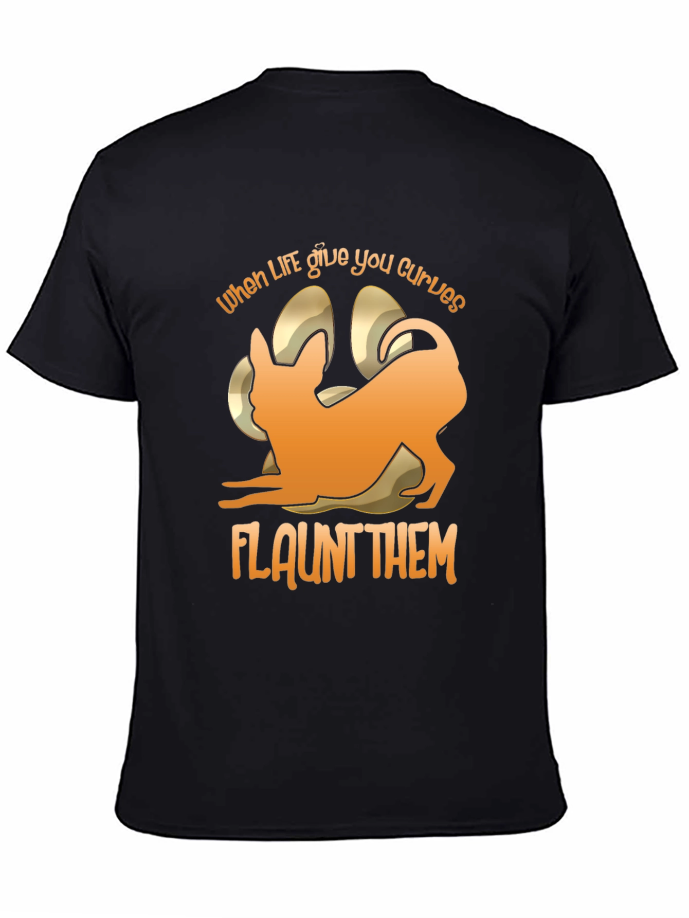 Curves Chihuahua T-Shirt