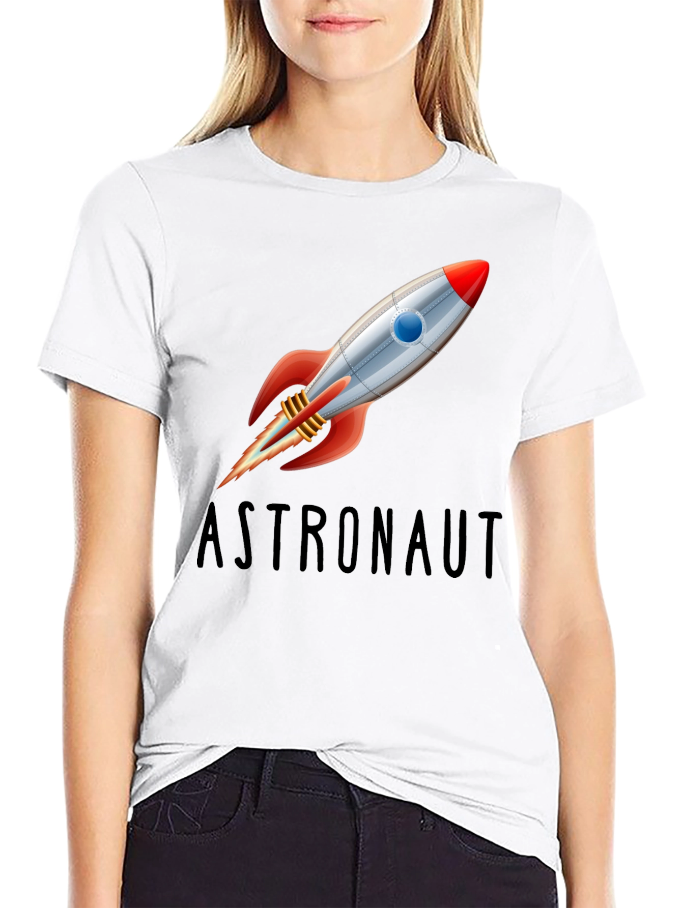 Astronaut Rocket T-Shirt - Space Adventure Tee