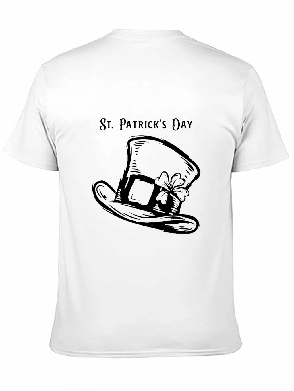 St. Patricks Day Hat T-Shirt - Black