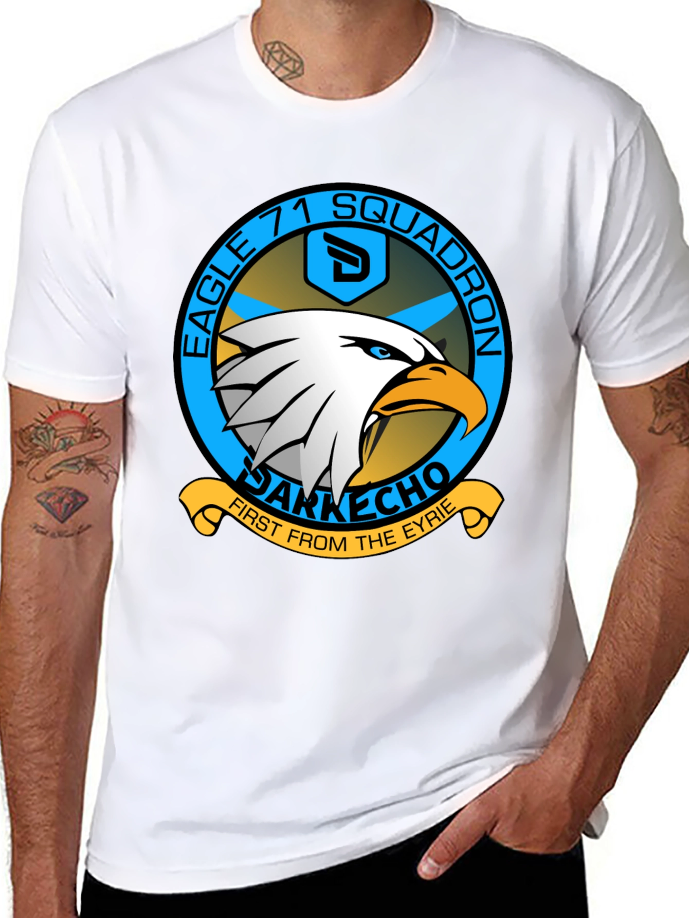 Eagle 71 Squadron Graphic Tee - Darkecho