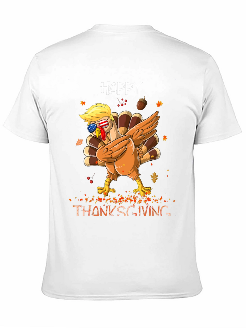 Happy Thanksgiving Dabbing Turkey Tee