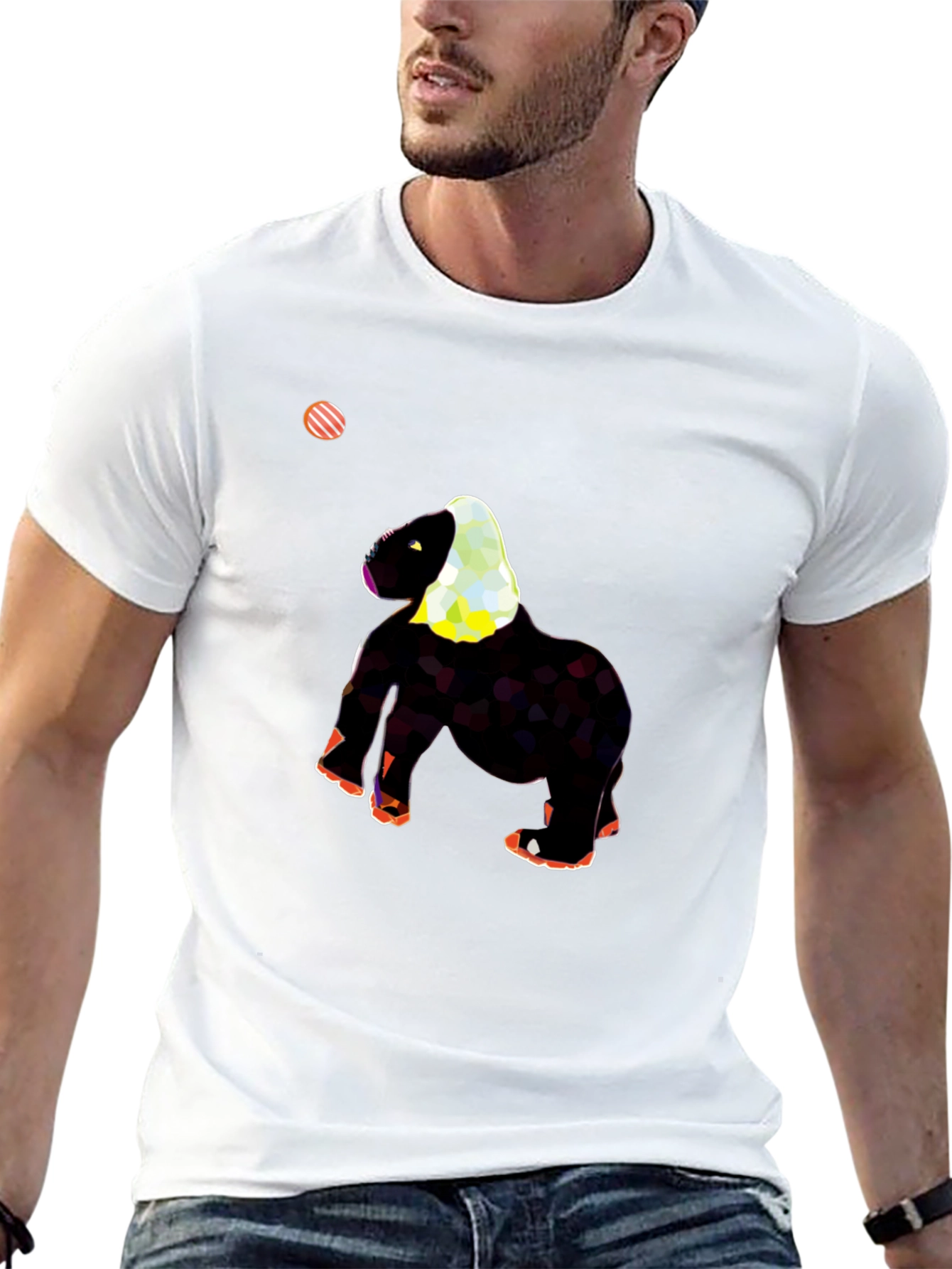 Funky Gorilla Graphic Tee - Black