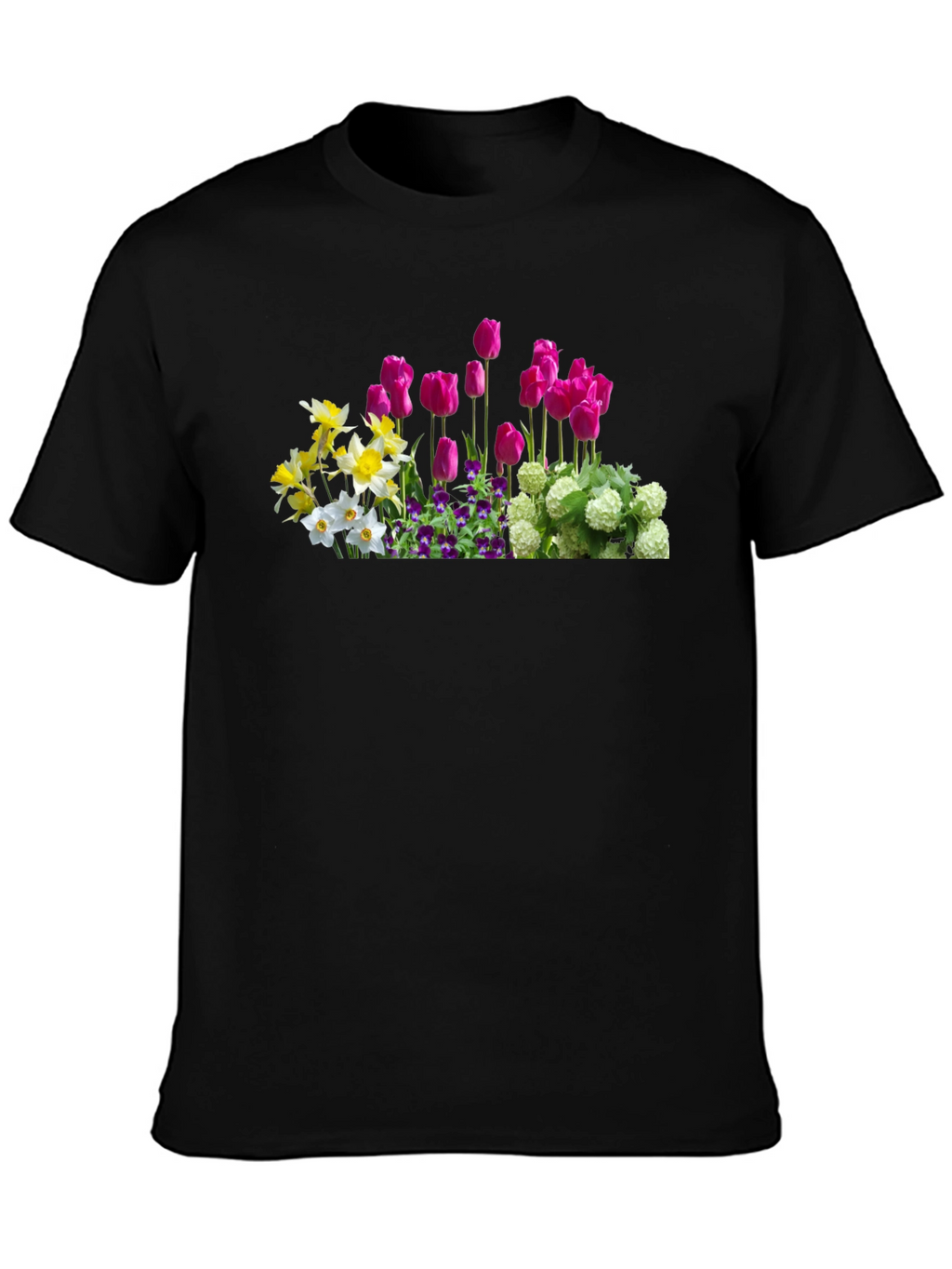 Floral Print T-Shirt - Spring Garden Tee