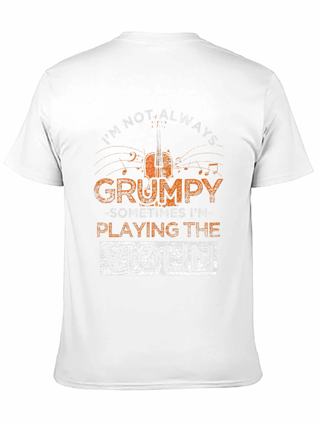 Grumpy Violinist Graphic T-Shirt