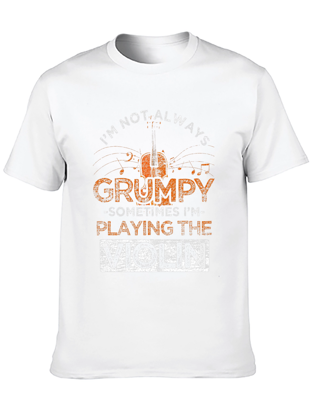 Grumpy Violinist Graphic T-Shirt