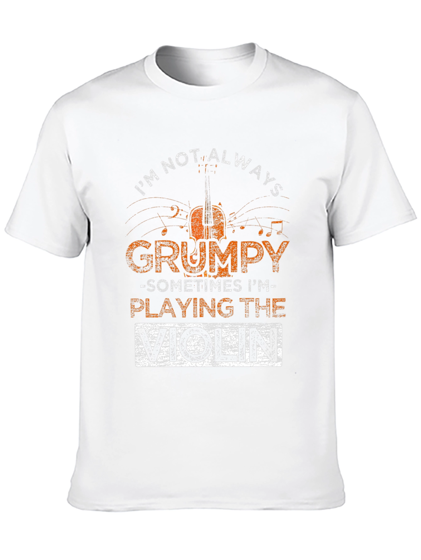 Grumpy Violinist Graphic T-Shirt