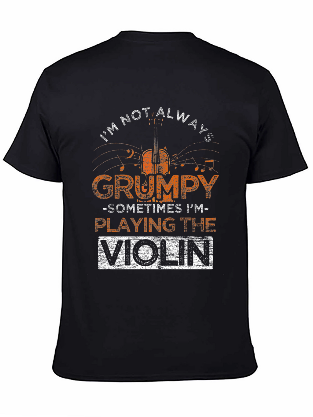 Grumpy Violinist Graphic T-Shirt