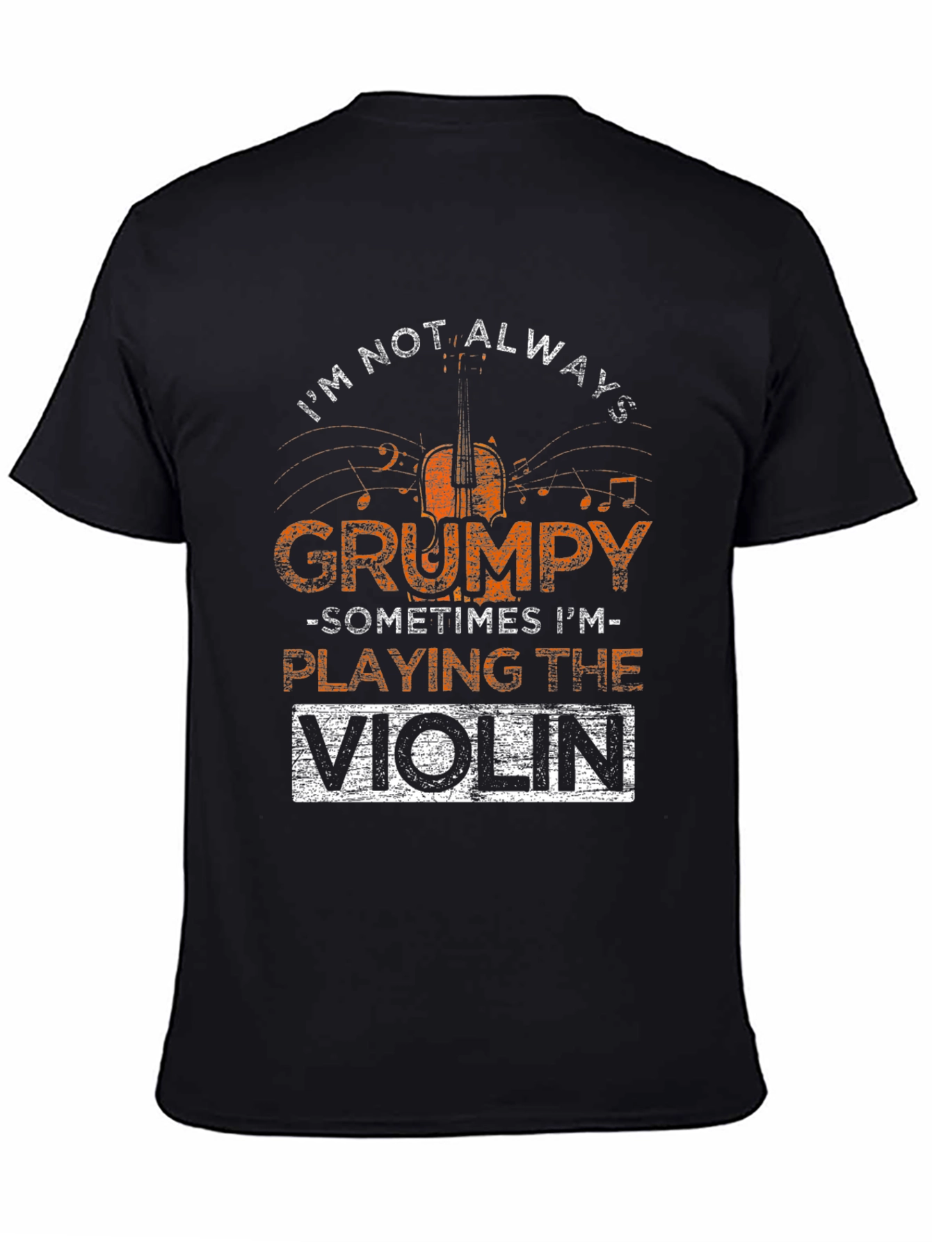 Grumpy Violinist Graphic T-Shirt