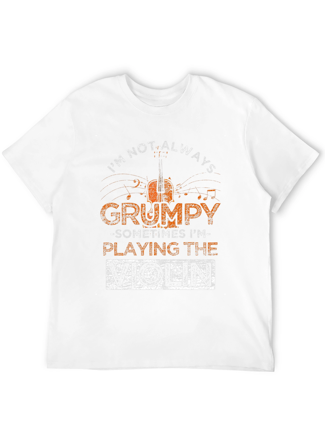 Grumpy Violinist Graphic T-Shirt