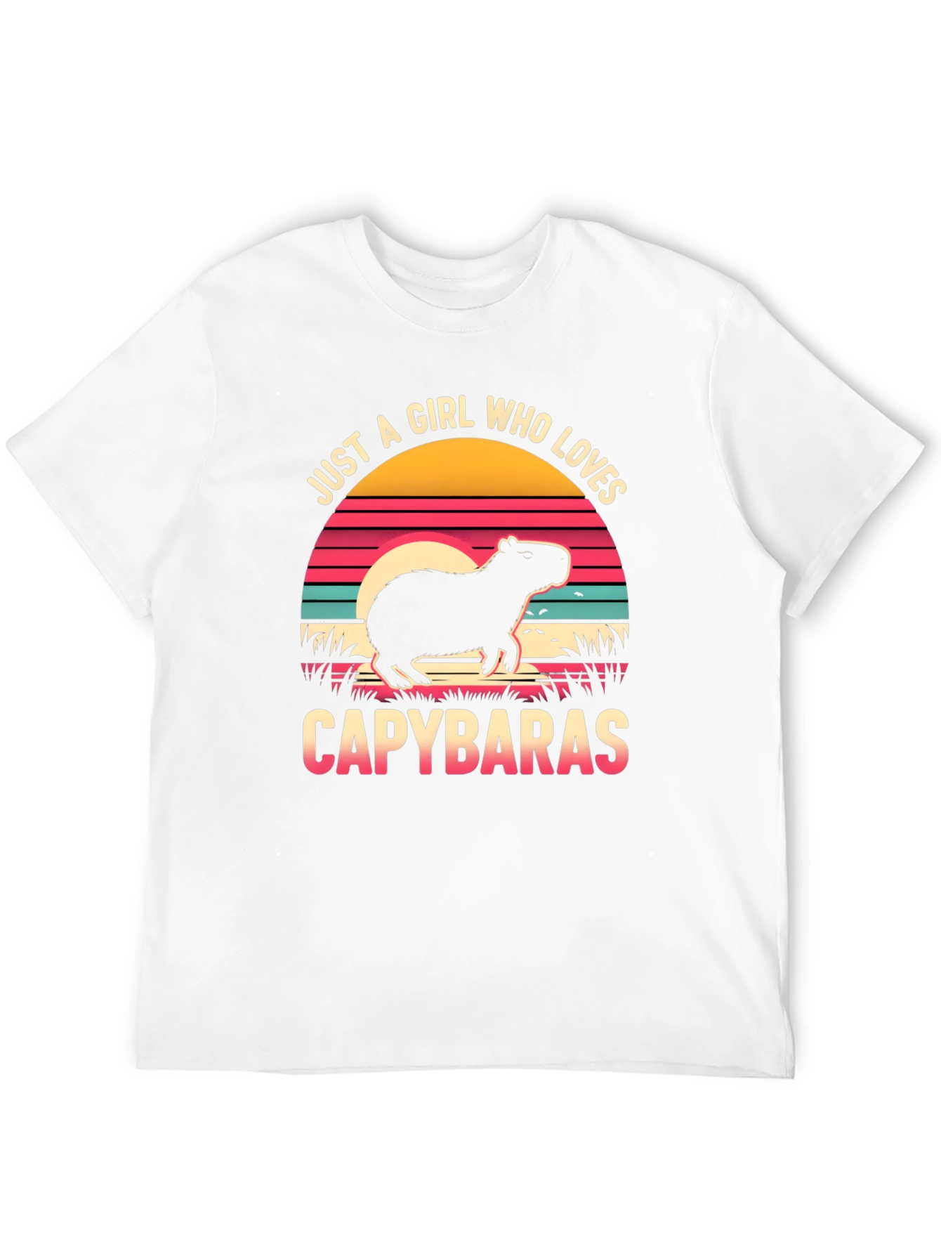 Just A Girl Who Loves Capybaras Graphic T-Shirt