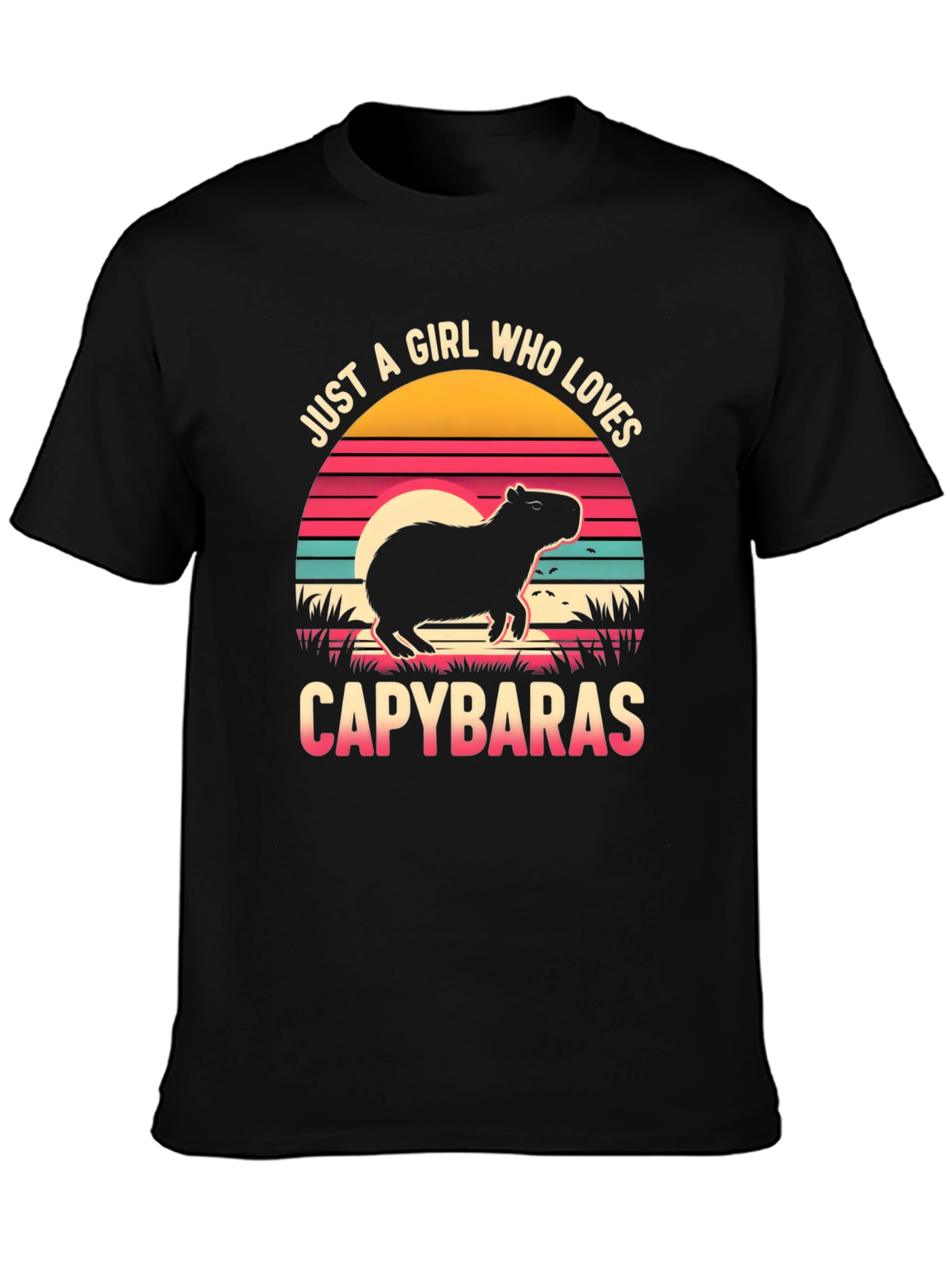 Just A Girl Who Loves Capybaras Graphic T-Shirt