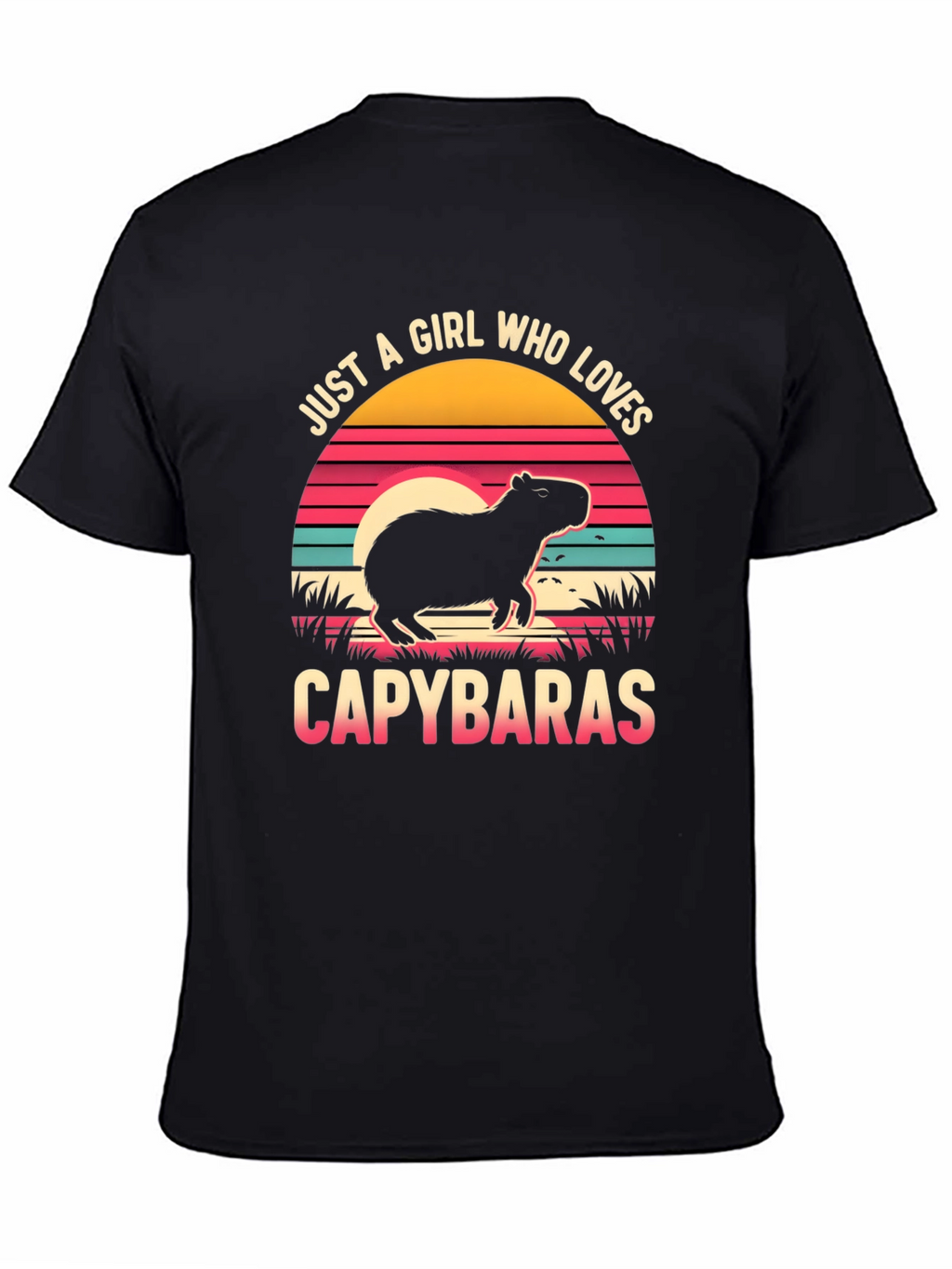 Just A Girl Who Loves Capybaras Graphic T-Shirt